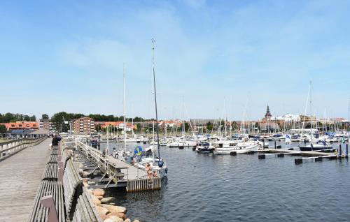 a group of boats docked at a marina at 4 Bedroom Cozy Home In Ystad in Ystad