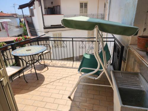 Un balcón o terraza en Casa Palmare