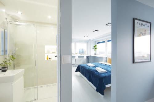 Kúpeľňa v ubytovaní WLR Apartments - Chmielna I