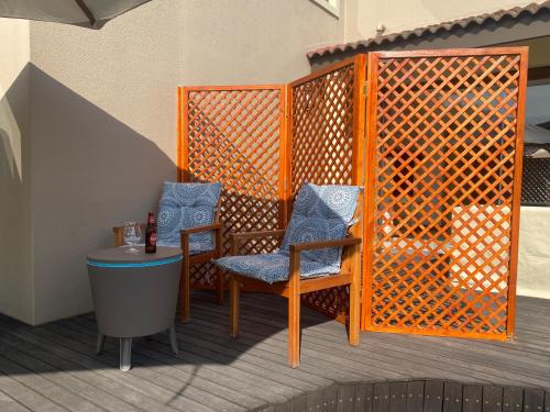 Χώρος καθιστικού στο La paloma guest accommodation