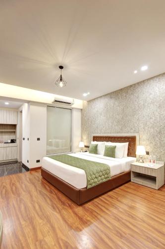 Ένα ή περισσότερα κρεβάτια σε δωμάτιο στο Hotel 91 Millennium Huda