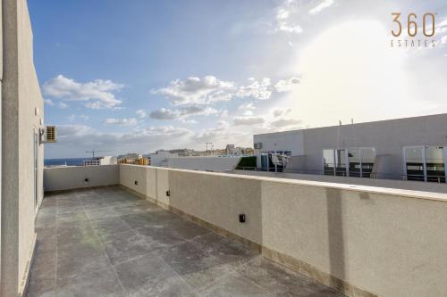 a view from the roof of a building at The St Pauls Bay Escape Suites by 360 Estates in St Paul's Bay
