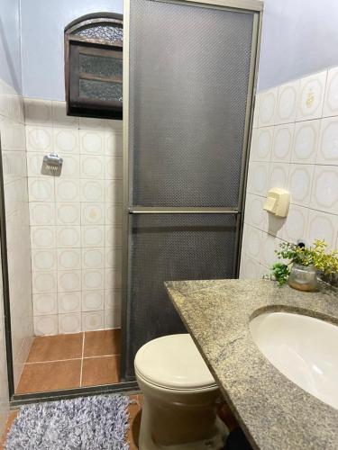 Koupelna v ubytování Aconchego - Casinha no Centro de Arraial do Cabo