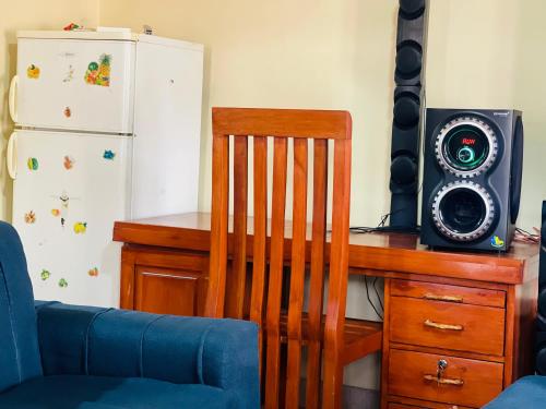 Χώρος καθιστικού στο Amani Apartment