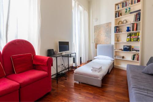 Μια τηλεόραση ή/και κέντρο ψυχαγωγίας στο Colonne di San Lorenzo Iconic Bilo - Centro Storico Milano - Milan-Cortina Olympics & Design Week 2026