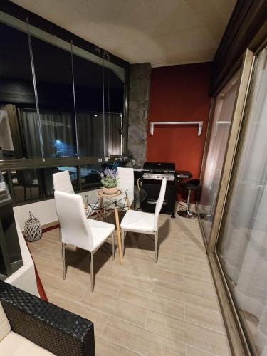 Ruang duduk di Full departamento nuevo en Pucon
