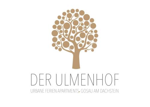 an illustration of a tree logo with the words derumninator at Der Ulmenhof in Gosau