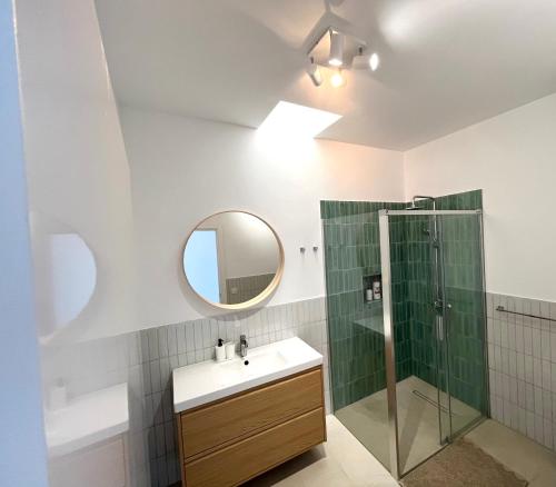 Koupelna v ubytování CASA VERDE con vista al mar