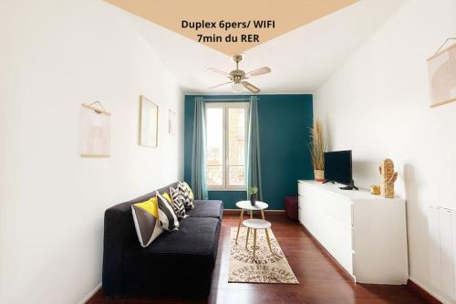 Somptueux appartement duplex proche RER