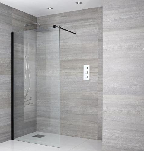 a shower with a glass door in a bathroom at Luxury Aqua Tropical Resort Next To Al Gouna 4 0 1 in Hurghada