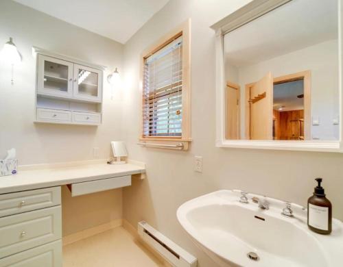 Ένα μπάνιο στο Smokey Vista Lodge