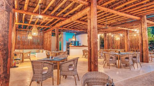 Χώρος καθιστικού στο Aura Hotel Barú