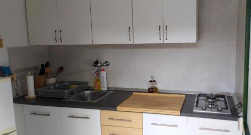 Kuchyň nebo kuchyňský kout v ubytování Secluded family friendly house Milna, Brac - 12229