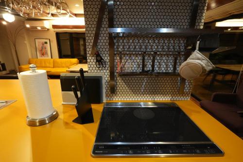 Dapur atau dapur kecil di Villa YAMITSUKI