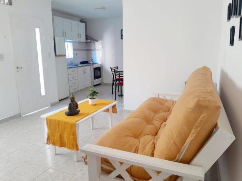 Posezení v ubytování Departamento temporario Doña Aurora