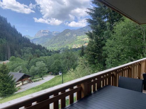 Appartement spacieux 3 pièces, 6 personnes, parking et WiFi à Châtel