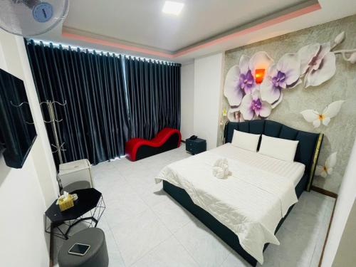 Postel nebo postele na pokoji v ubytování Nam Anh 3 Hotel
