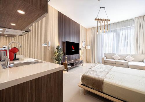 Studio with Private Garden by Blue Cloud Holidays