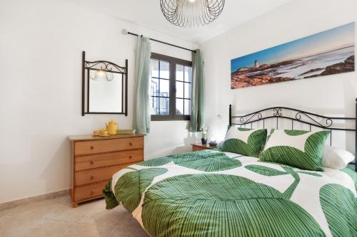 Postel nebo postele na pokoji v ubytování Casa Dajate, El Cotillo