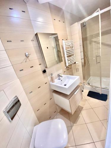 Ένα μπάνιο στο SKALNY apartamenty, pokoje
