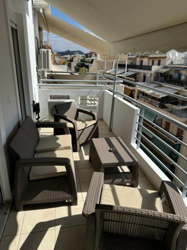 Athens view penthouse with private parking