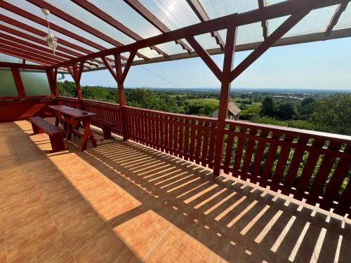 Balkón nebo terasa v ubytování Marcali Hát Apartman