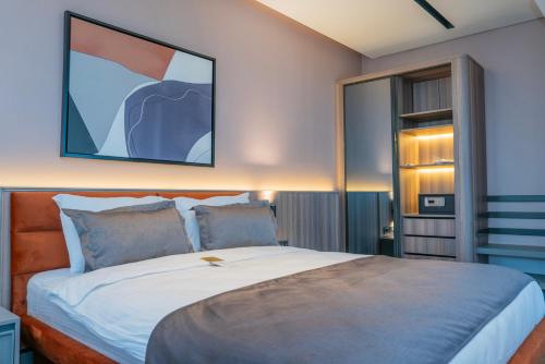 Katil atau katil-katil dalam bilik di Romatem Move İstanbul Disabled Hotel