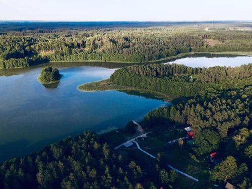 Domek 6-osobowy, ogród, las i jezioro, Warmia i Mazury, 2 km od Gietrzwałdu