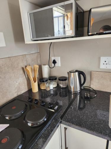 Dapur atau dapur kecil di khutsong Apartments