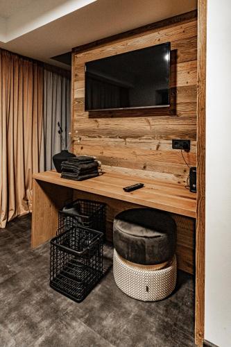 Apartments AmBergにあるテレビまたはエンターテインメントセンター
