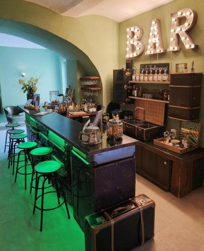 Lounge nebo bar v ubytování Green Spirit Hotel