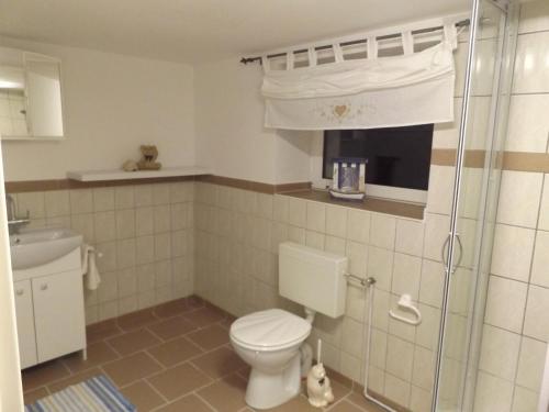 Kylpyhuone majoituspaikassa Olsberg Elpe