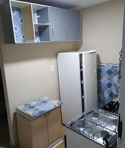 Dapur atau dapur kecil di Osascoflats - Flats Mobiliados no Centro de Osasco