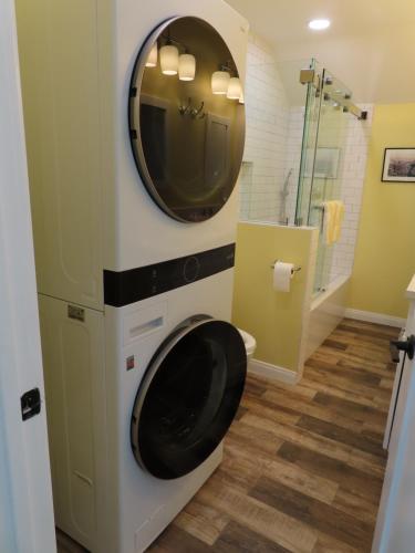 Koupelna v ubytování Hill Street Cottage