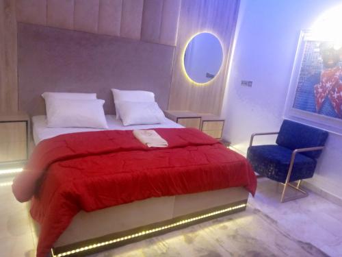 Postel nebo postele na pokoji v ubytování 3pila homes