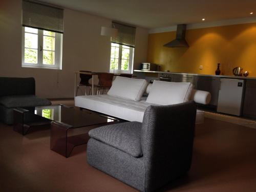 Ruang duduk di B&B Bloc G