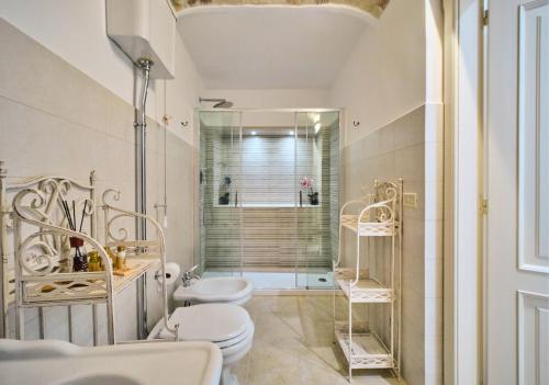 Koupelna v ubytování Casa Riscatto Suite