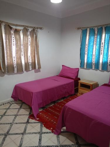 Cama o camas de una habitación en Gite Skoura