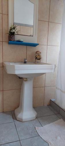 Koupelna v ubytování Ninahouse