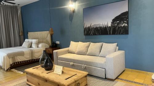 Posezení v ubytování Hotel Boutique Gloriagave