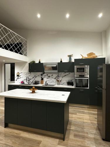 Η κουζίνα ή μικρή κουζίνα στο Appartement Lisana Lodge T3