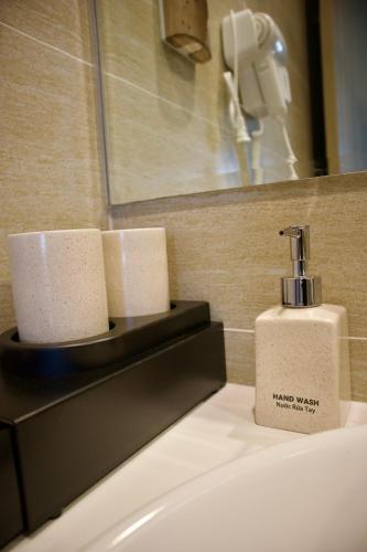 Koupelna v ubytování Hera Luxury Apartmant 5 sao - View Excellence