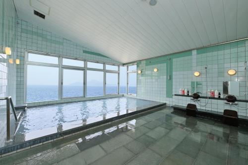 Bazén v ubytování Uminos Spa & Resort nebo v jeho okolí