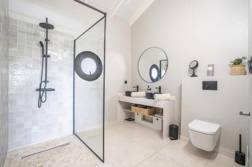 Et badeværelse på Villa Cactus