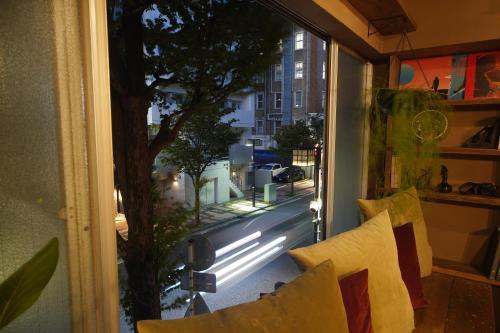 Χώρος καθιστικού στο 045 Hostel Yoshidamachi