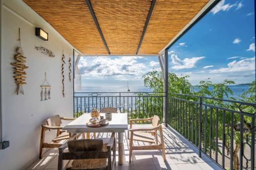 En balkon eller terrasse på Ti Alma