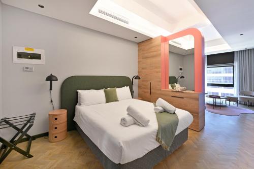 Ένα ή περισσότερα κρεβάτια σε δωμάτιο στο Amazing city pad - No Load Shedding