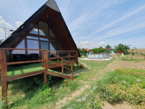 Zahrada ubytování Casute in Delta Dunarii, Nufaru