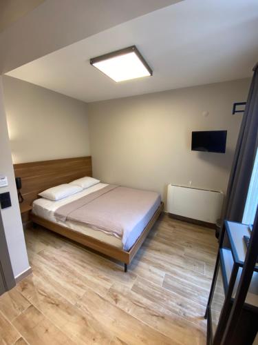 Postel nebo postele na pokoji v ubytování Şenyıldız Hotel