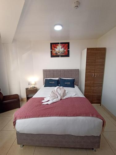 Cama o camas de una habitación en Templo Home